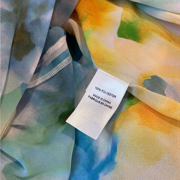 NWT Misa Galeta Dress in Citron Water Color - Picture 7 of 9